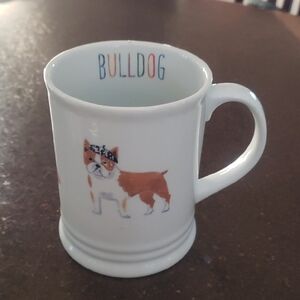 Coffee Mug Cup French Bulldog Dog Puppy Beret Fringe Large